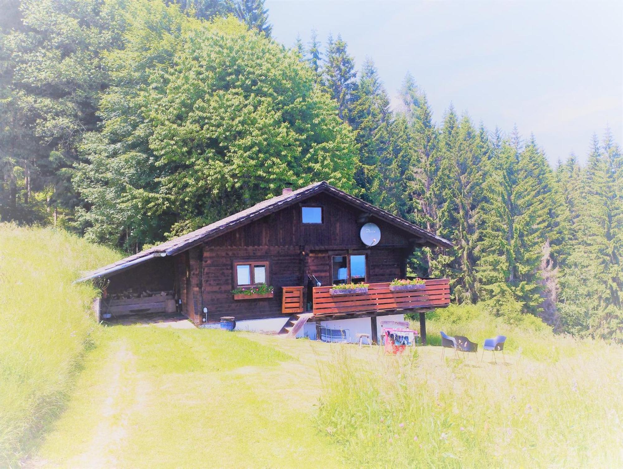 فيلا Urlaub Im Blockhaus Diex المظهر الخارجي الصورة